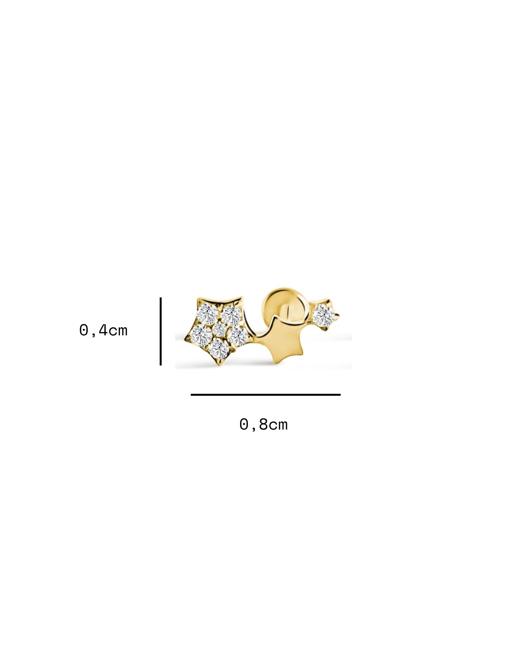 Boucles d’oreilles Étoile Dansante - Goldybijoux