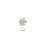Boucles d’oreilles Fleur Scintillante - Goldybijoux