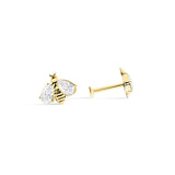 Boucles d’oreilles Miel Doré - Goldybijoux