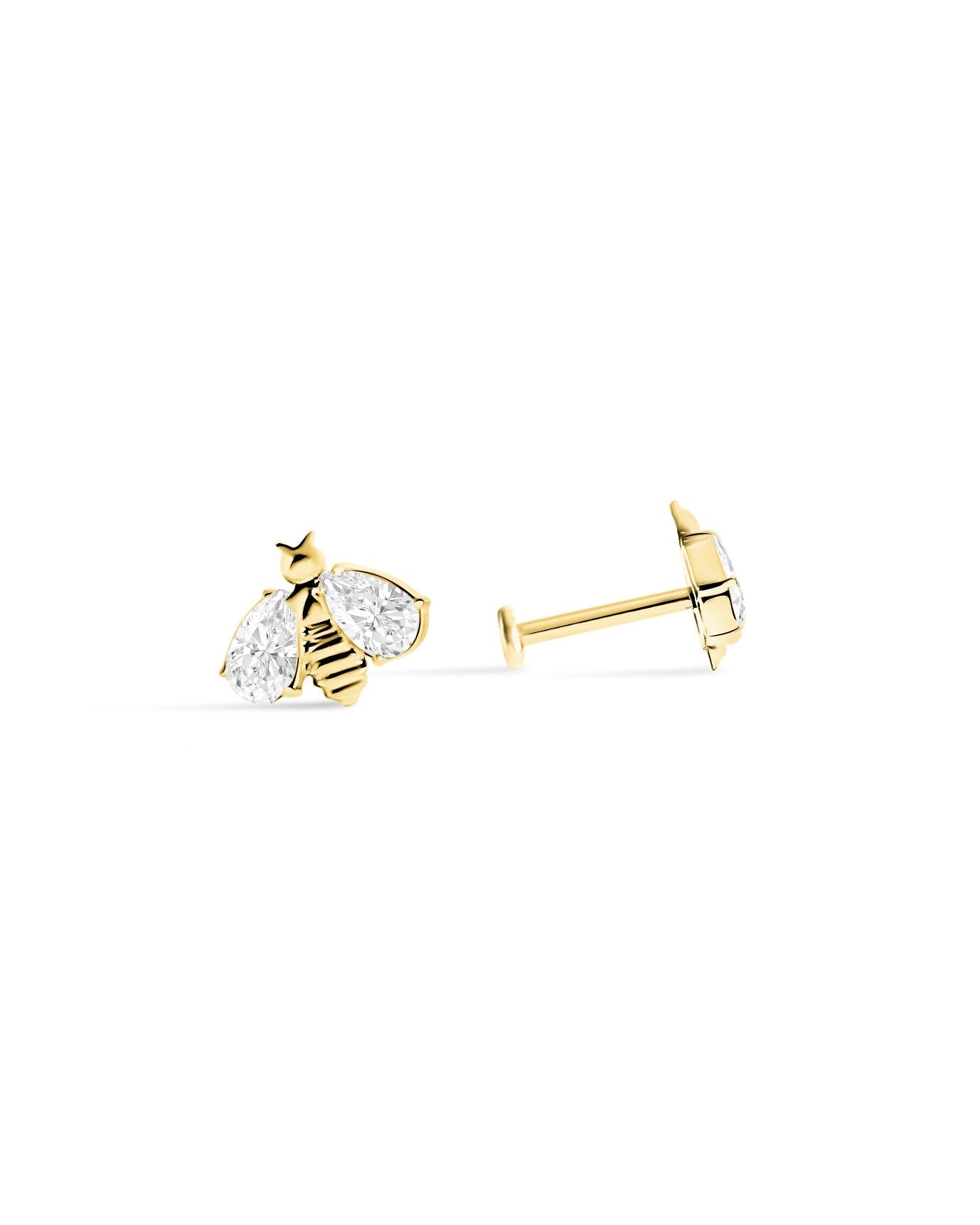 Boucles d’oreilles Miel Doré - Goldybijoux