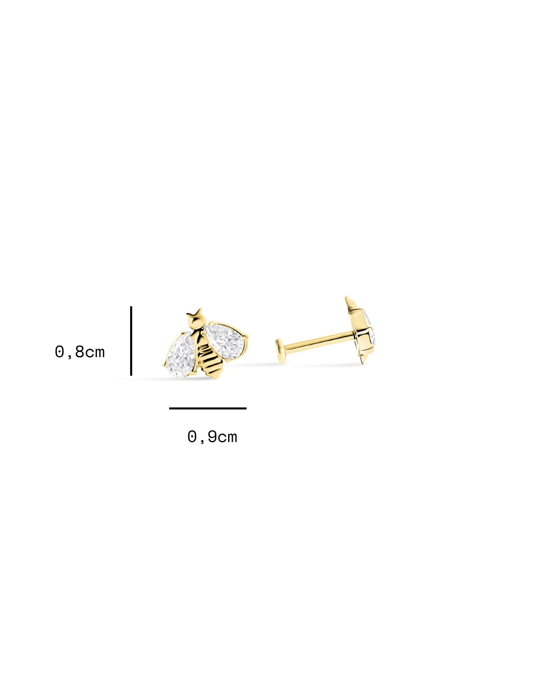 Boucles d’oreilles Miel Doré - Goldybijoux