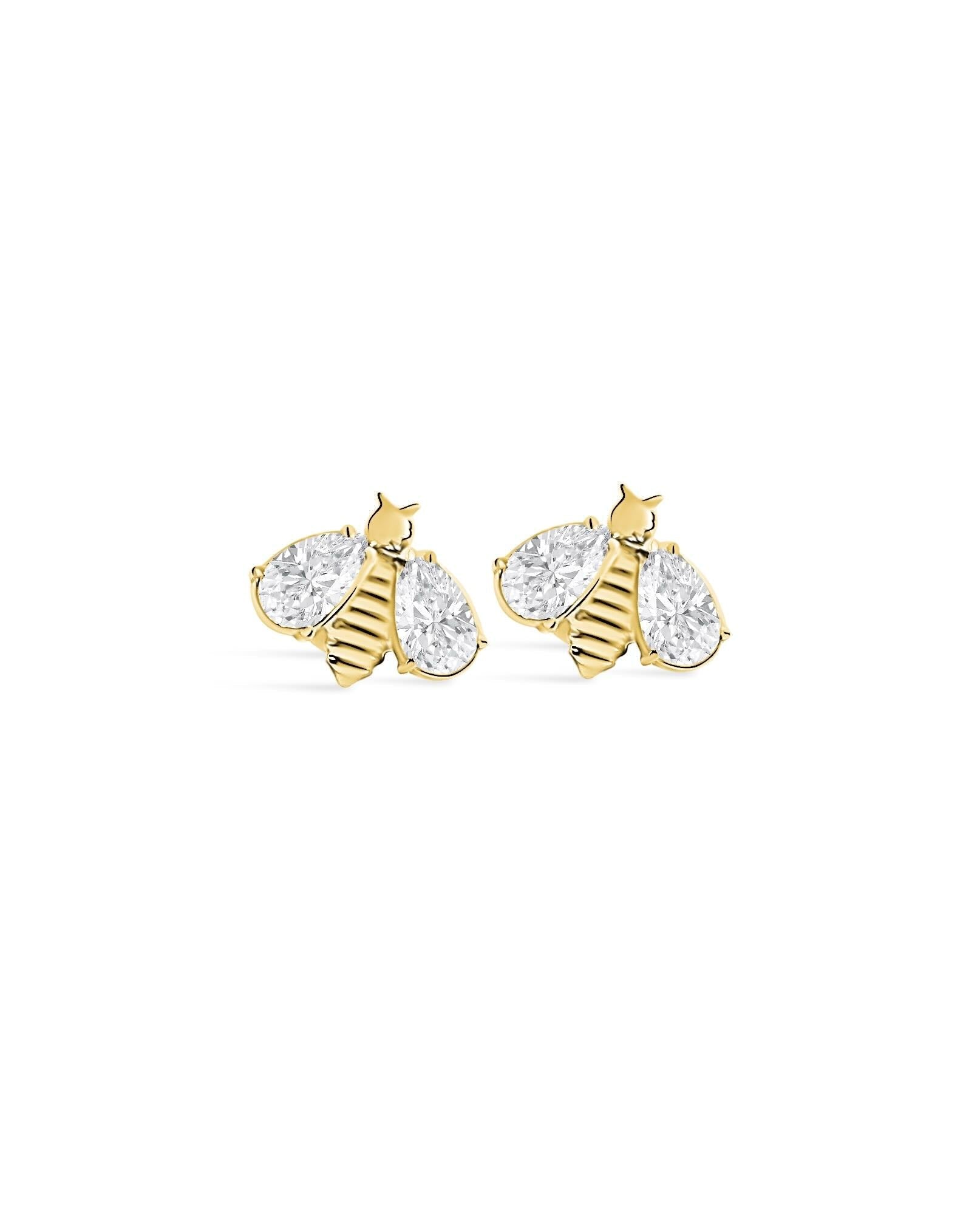 Boucles d’oreilles Miel Doré - Goldybijoux