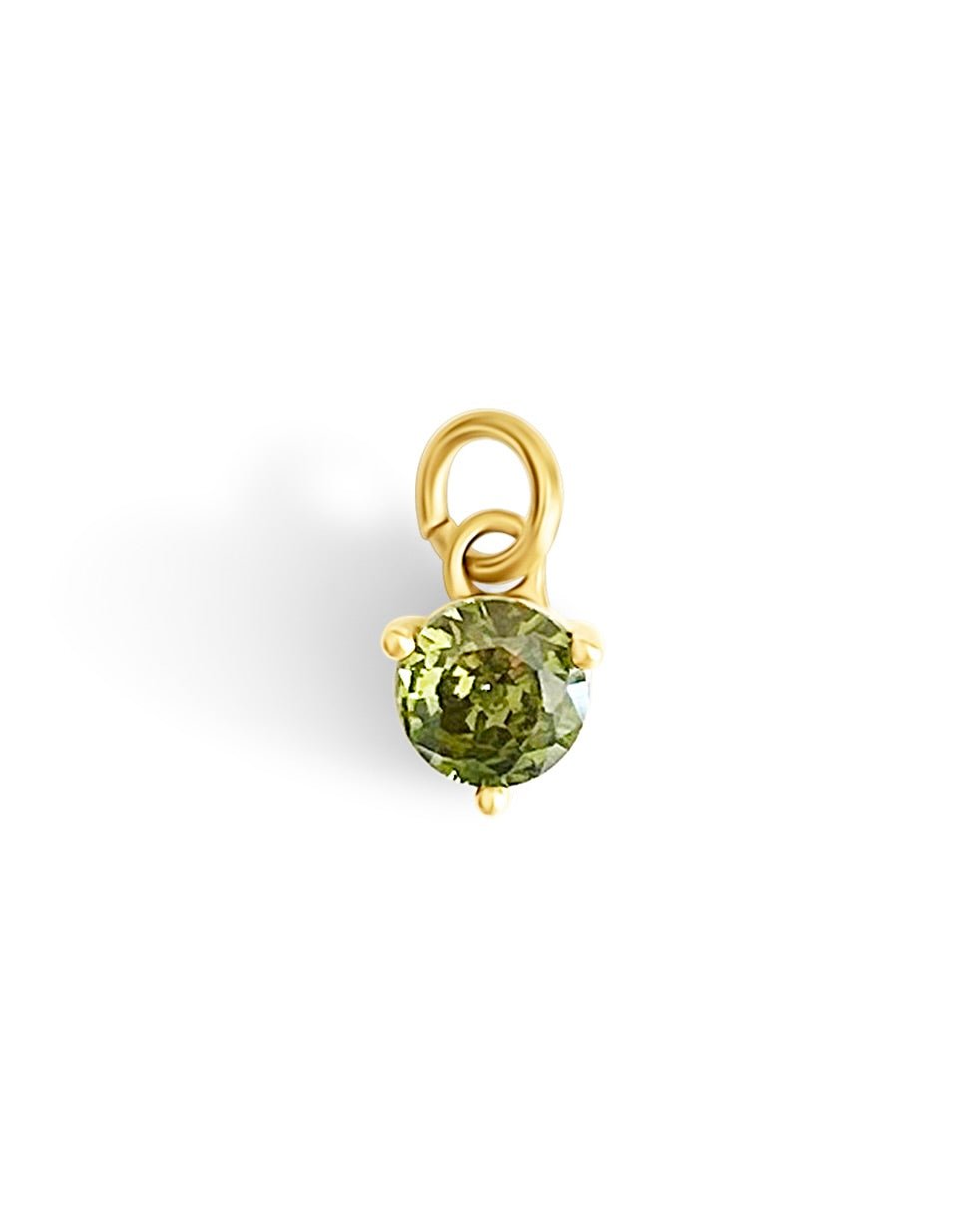 Charm Pierre de naissance – Août (Péridot) - Goldybijoux