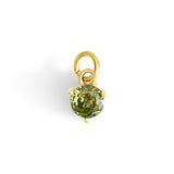 Charm Pierre de naissance – Août (Péridot) - Goldybijoux