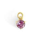 Charm Pierre de naissance – Février (Améthyste) - Goldybijoux