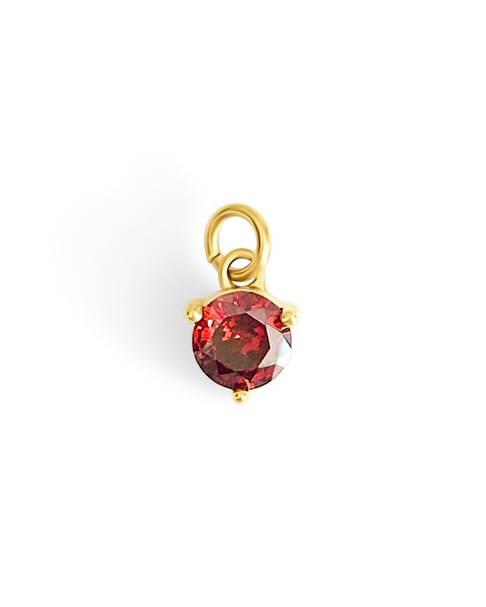Charm Pierre de naissance – Janvier (Grenat) - Goldybijoux