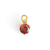 Charm Pierre de naissance – Janvier (Grenat) - Goldybijoux