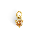Charm Pierre de naissance – Novembre (Topaze dorée) - Goldybijoux