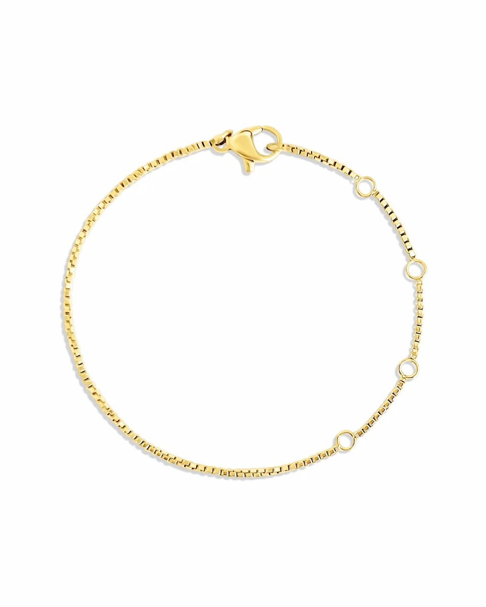 Mini Chaîne Box – Bracelet Enfant - Goldybijoux