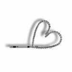 Barrette Cœur Étincelant – Accessoire cheveux enfant - Goldybijoux