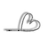 Barrette Cœur Étincelant – Accessoire cheveux enfant - Goldybijoux