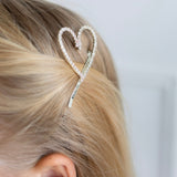 Barrette Cœur Étincelant – Accessoire cheveux enfant - Goldybijoux