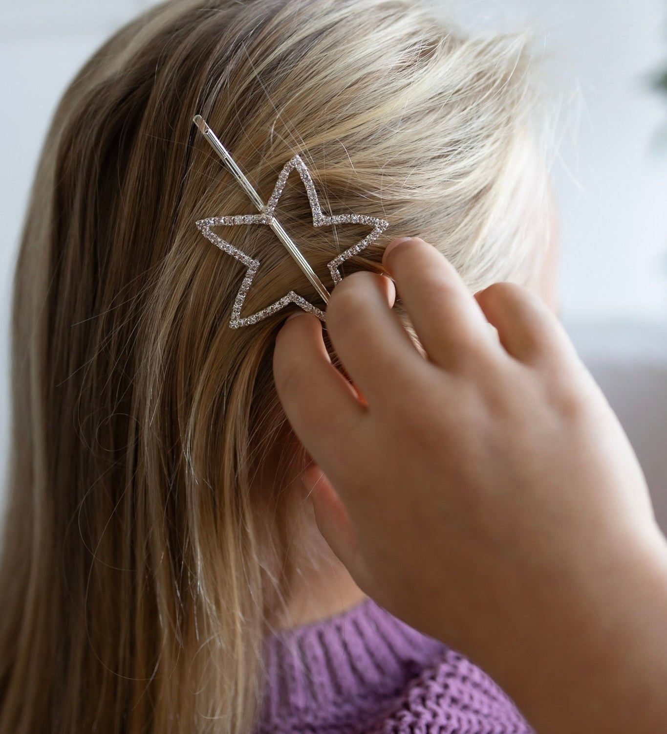 Barrette Étoile Brillante – Accessoire cheveux enfant - Goldybijoux