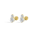 Boucles d’oreilles Double Éclat - Goldybijoux