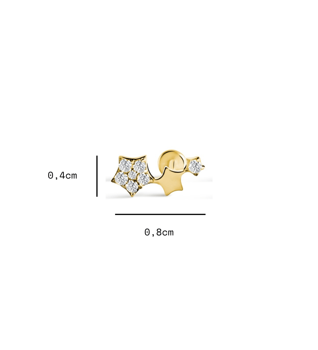 Boucles d’oreilles Étoile Dansante - Goldybijoux