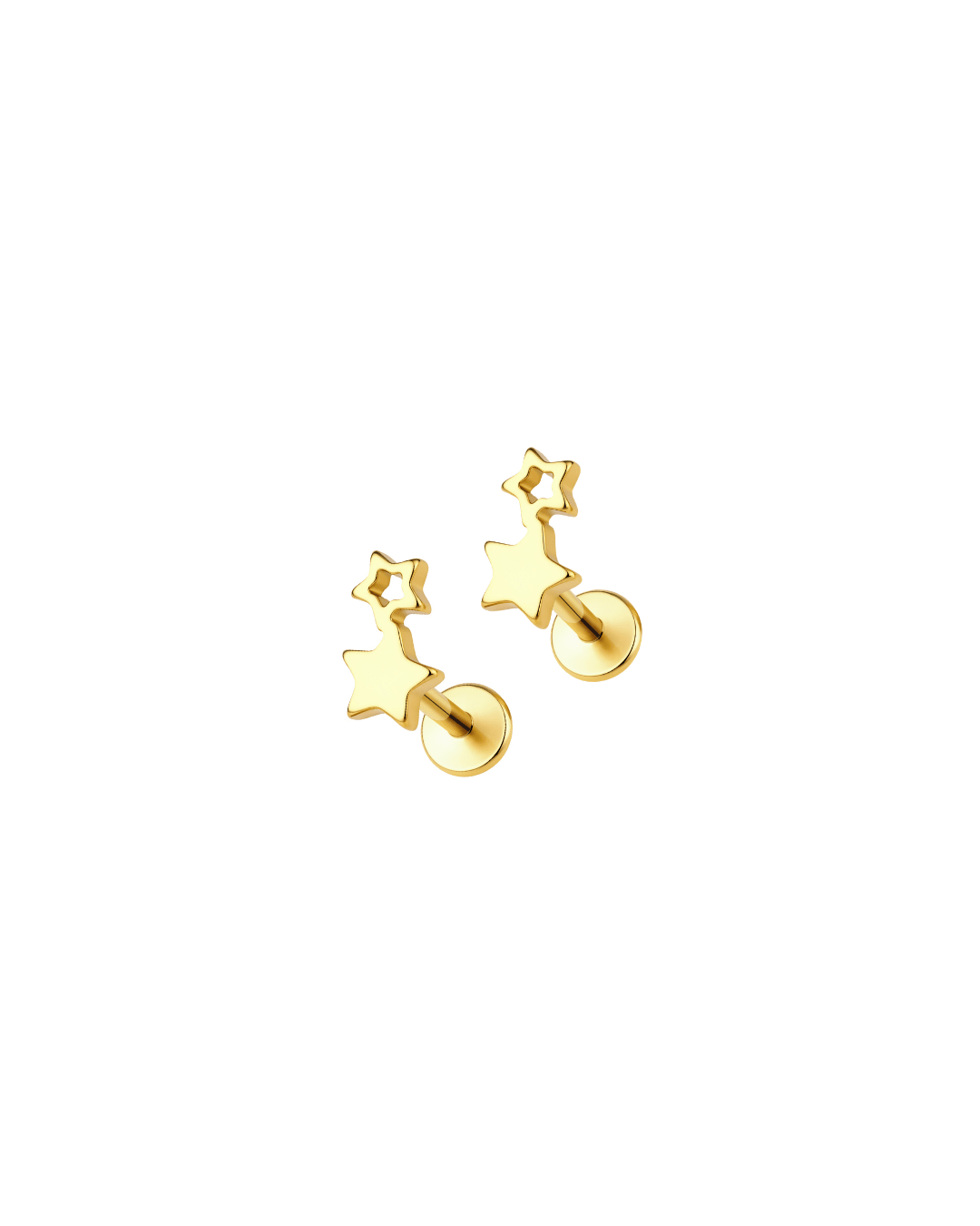 Boucles d'oreilles Étoiles - Goldybijoux