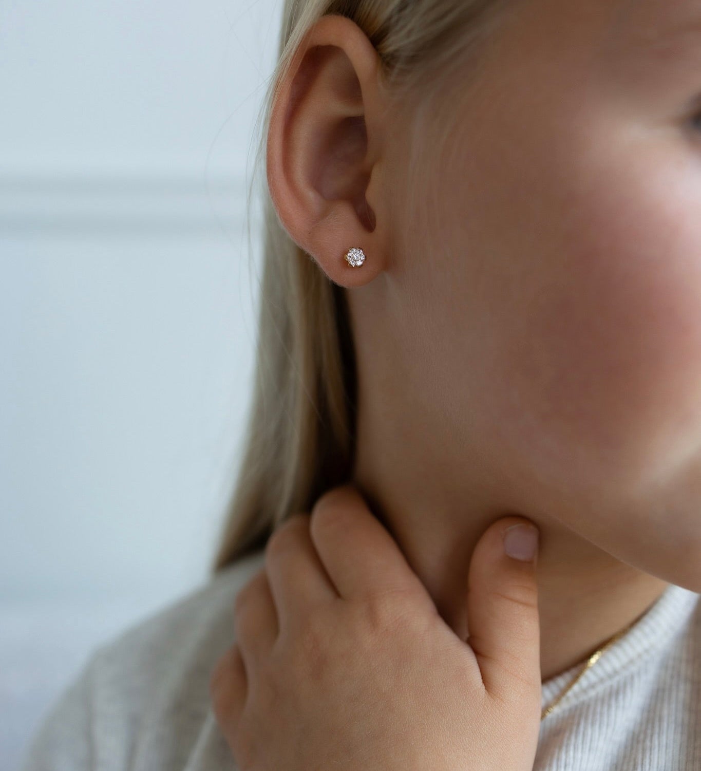 Boucles d’oreilles Fleur Scintillante - Goldybijoux