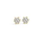 Boucles d’oreilles Fleur Scintillante - Goldybijoux