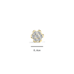 Boucles d’oreilles Fleur Scintillante - Goldybijoux