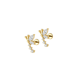 Boucles d'oreilles Libellule Scintillante - Goldybijoux