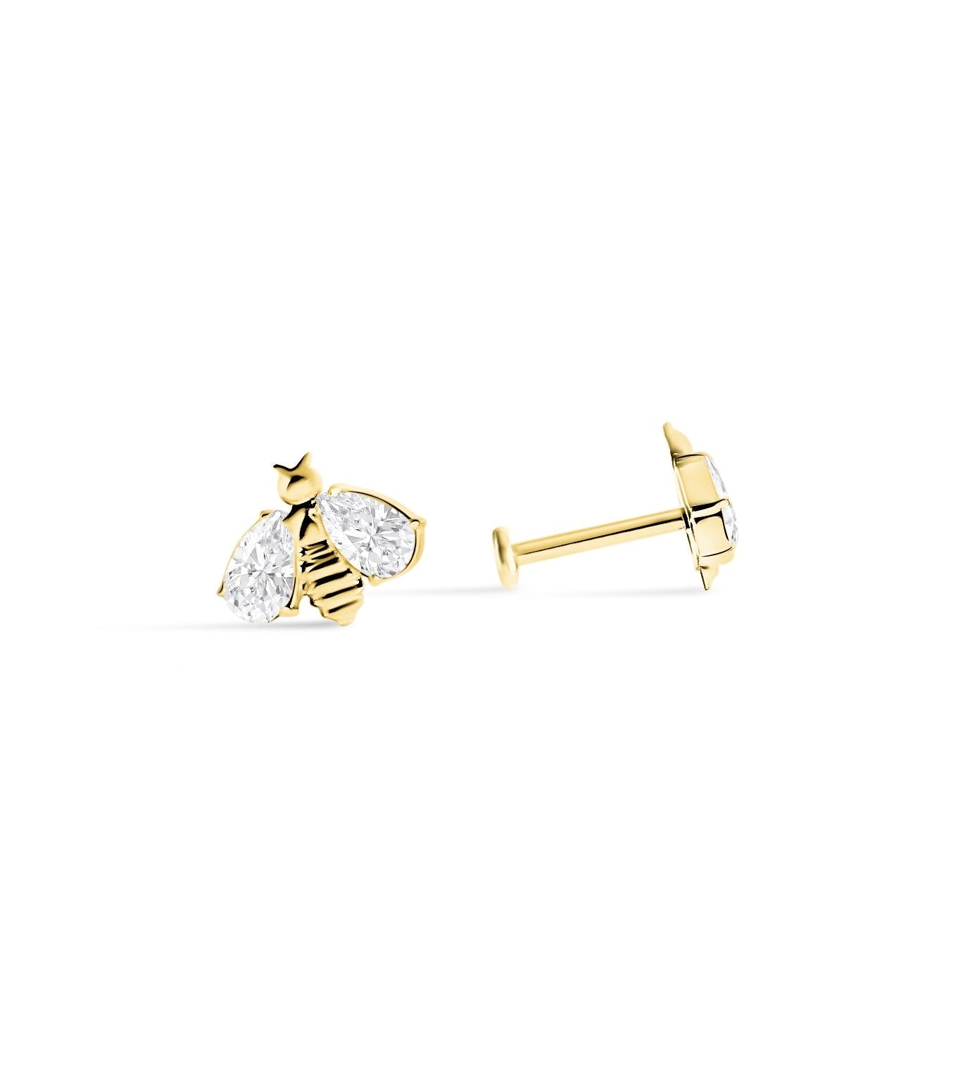 Boucles d’oreilles Miel Doré - Goldybijoux