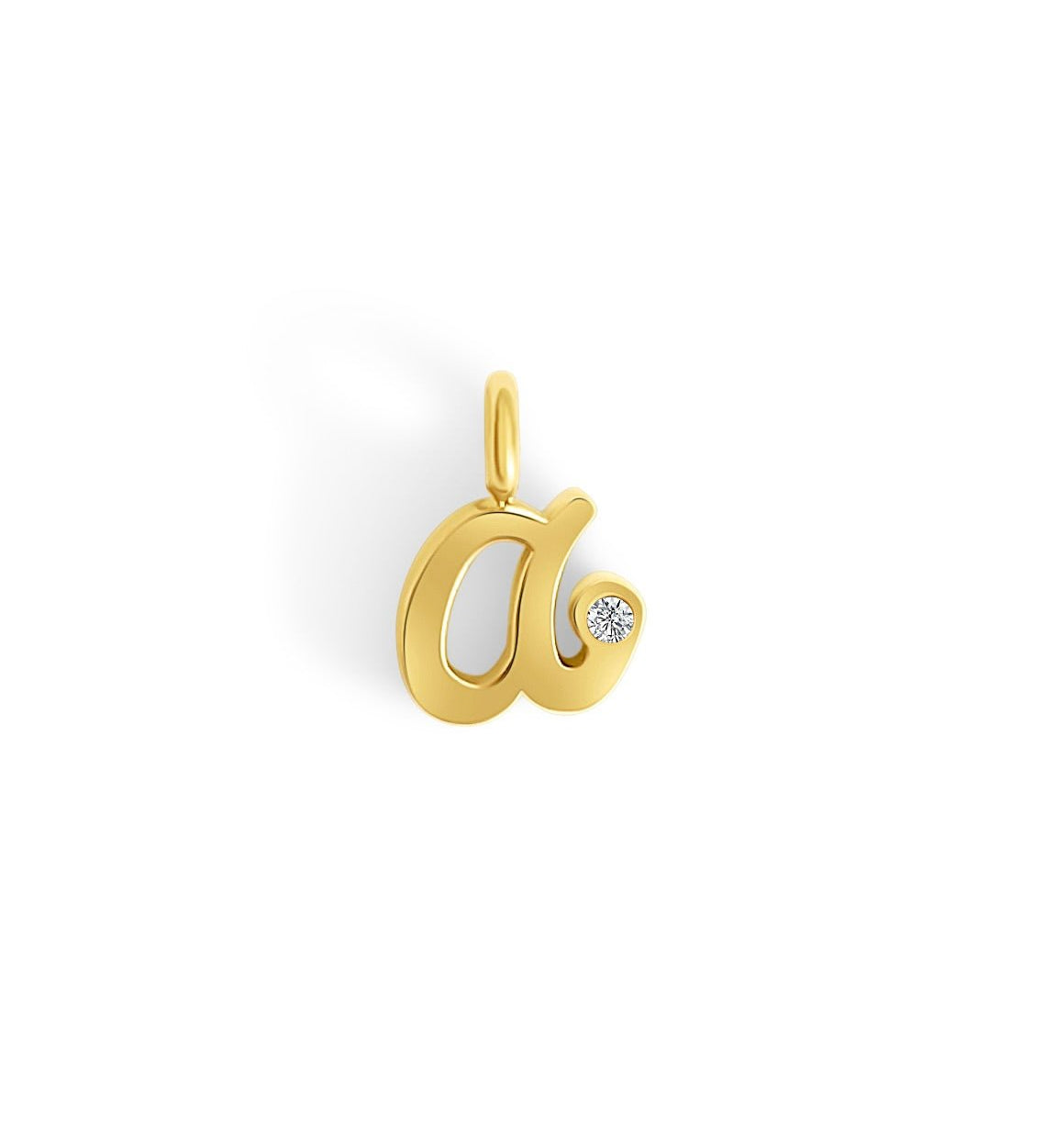 Charm Lettre | Minuscule Cursive - Goldybijoux