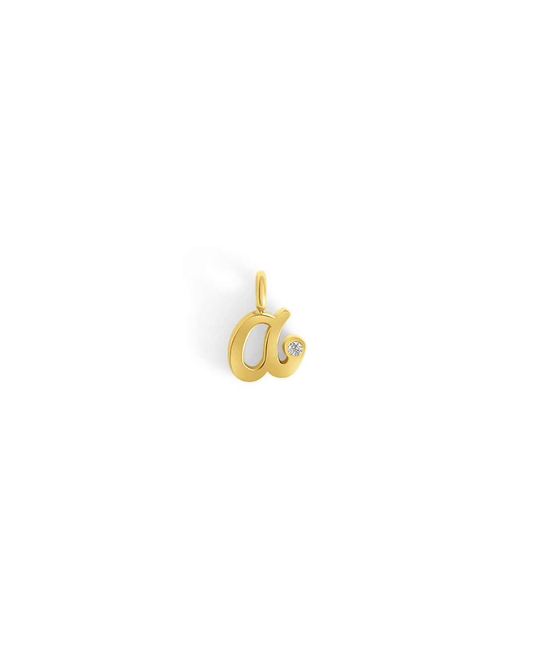 Charm Lettre | Minuscule Cursive - Goldybijoux