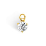 Charm Pierre de naissance – Avril (Zircon clair) - Goldybijoux