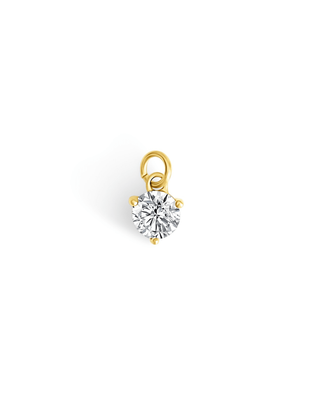 Charm Pierre de naissance – Avril (Zircon clair) - Goldybijoux
