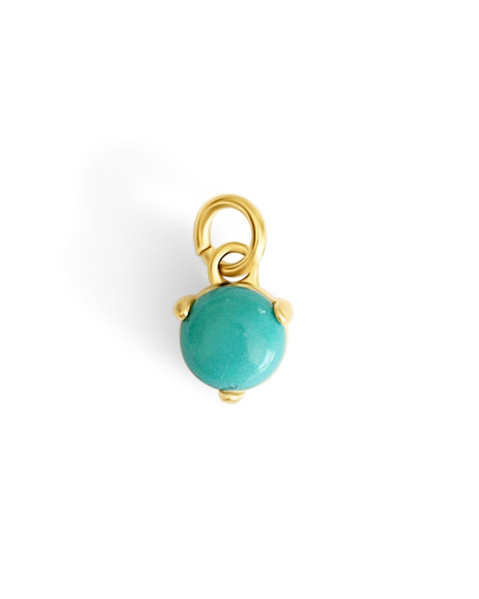 Charm Pierre de naissance – Décembre (Turquoise) - Goldybijoux