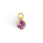 Charm Pierre de naissance – Février (Améthyste) - Goldybijoux