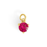 Charm Pierre de naissance – Juillet (Rubis) - Goldybijoux