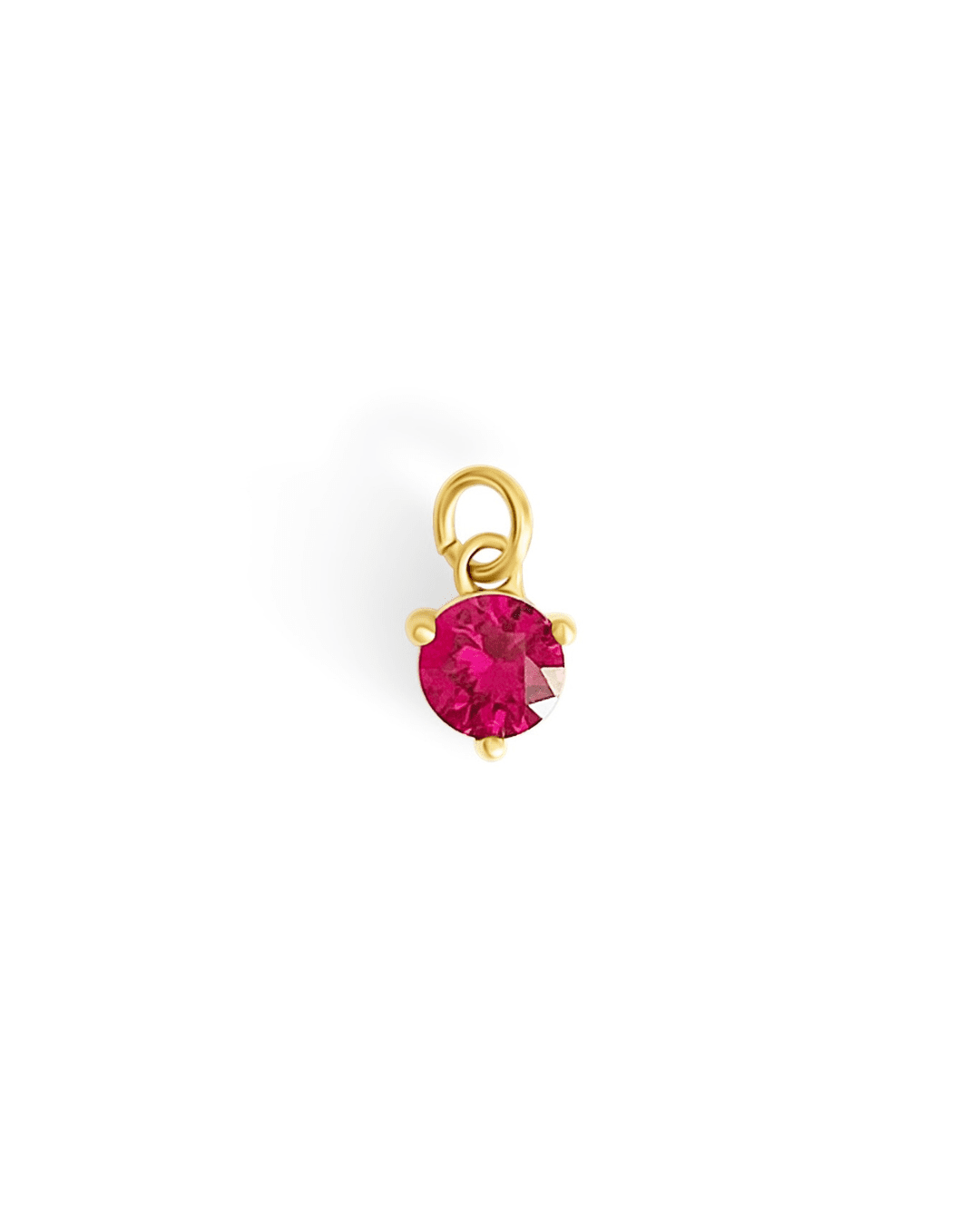 Charm Pierre de naissance – Juillet (Rubis) - Goldybijoux