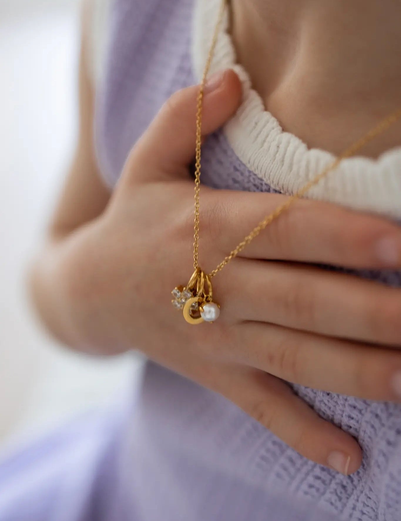 Charm Pierre de naissance – Juin (Perle) - Goldybijoux
