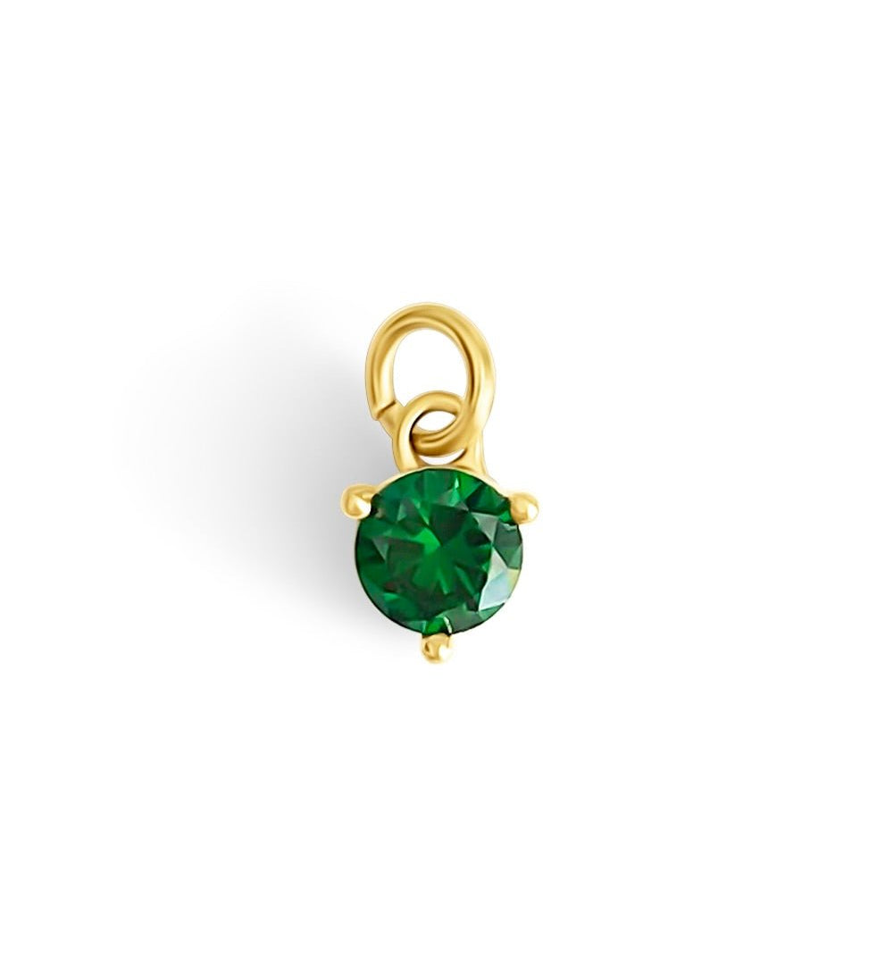 Charm Pierre de naissance – Mai (Émeraude) - Goldybijoux