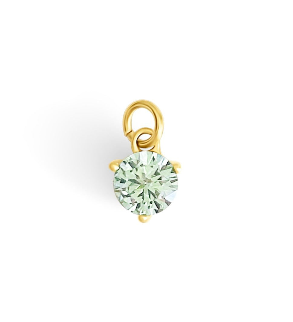 Charm Pierre de naissance – Mars (Aigue - Marine) - Goldybijoux