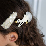 Douce Plume – Set de 2 barrettes - Goldybijoux