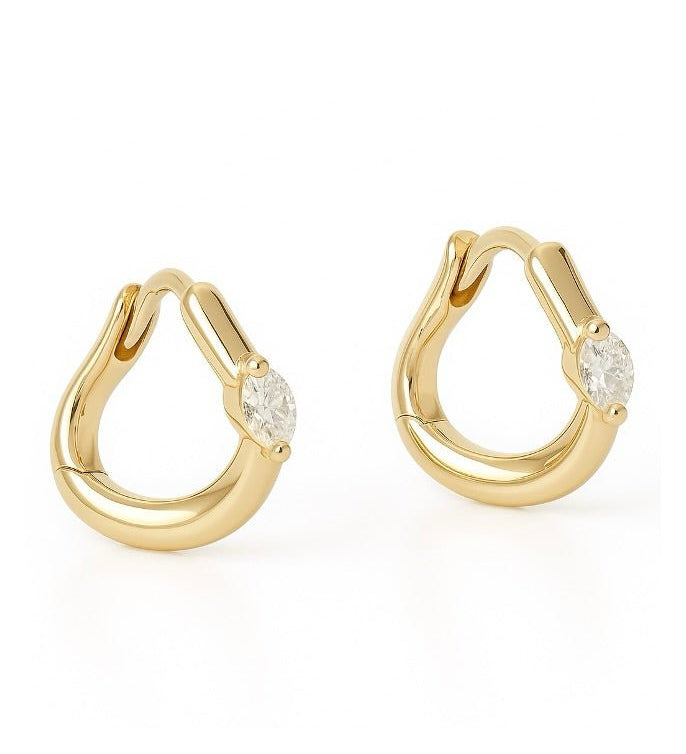 Huggie Marquise - Goldybijoux