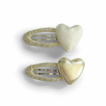 Mini Amour Doré – Set de 2 barrettes - Goldybijoux