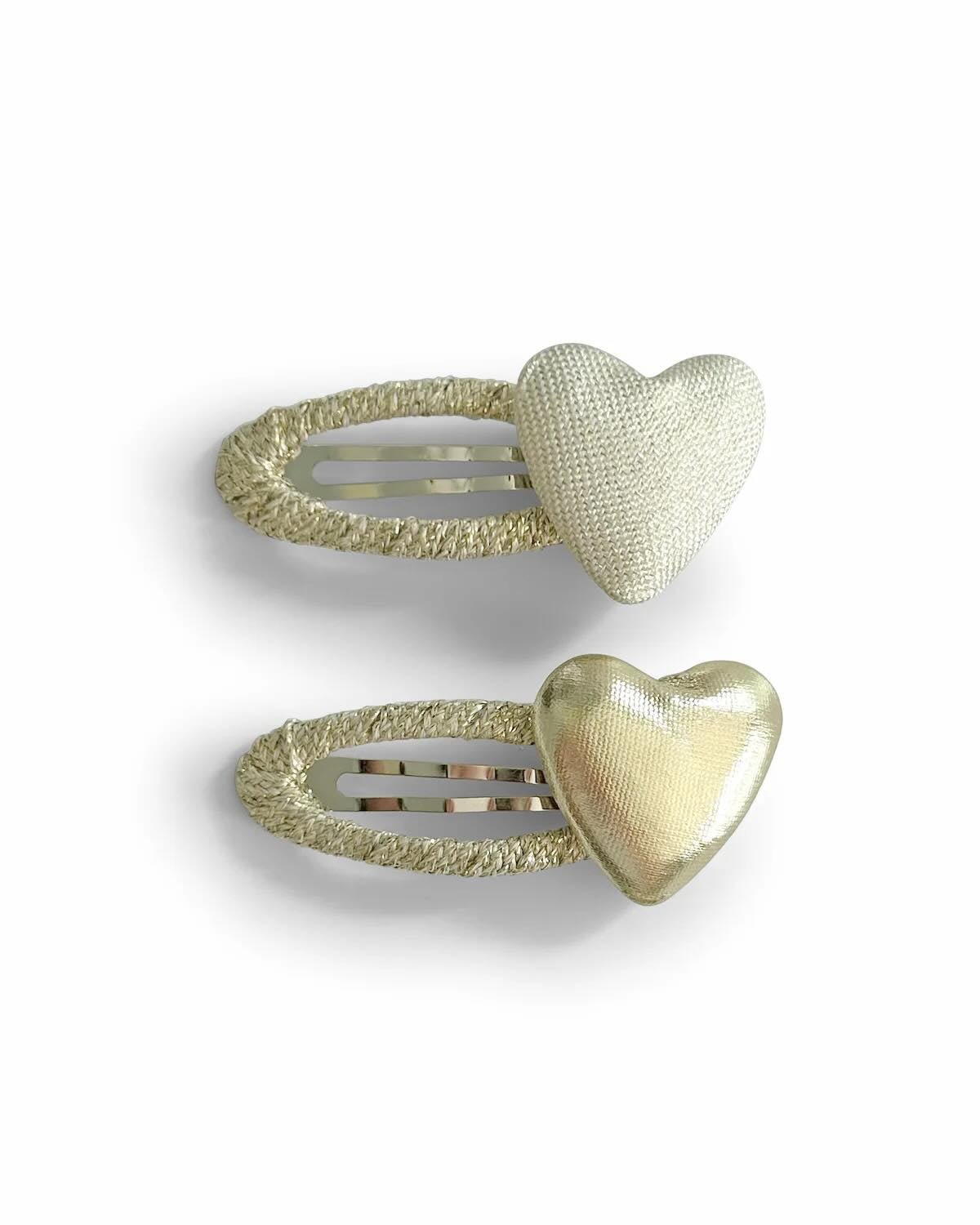 Mini Amour Doré – Set de 2 barrettes - Goldybijoux