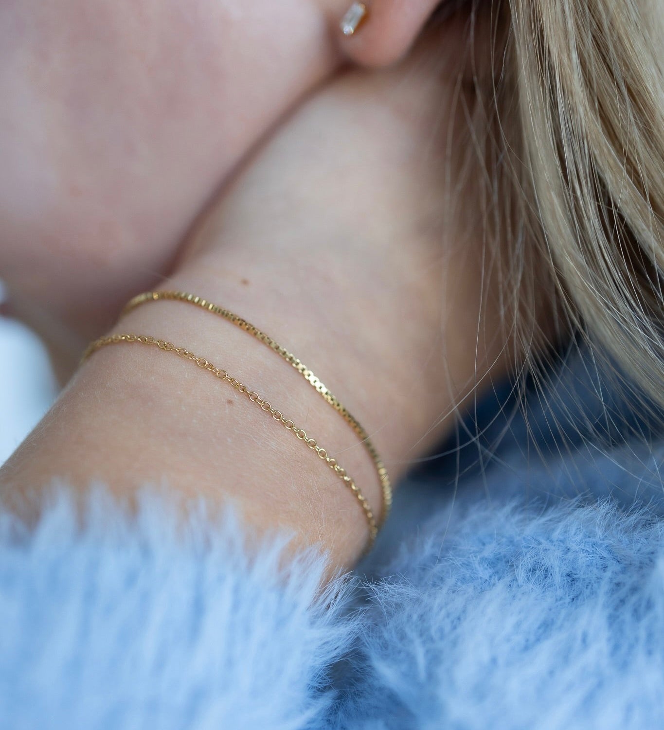 Mini Chaîne Box – Bracelet Enfant - Goldybijoux