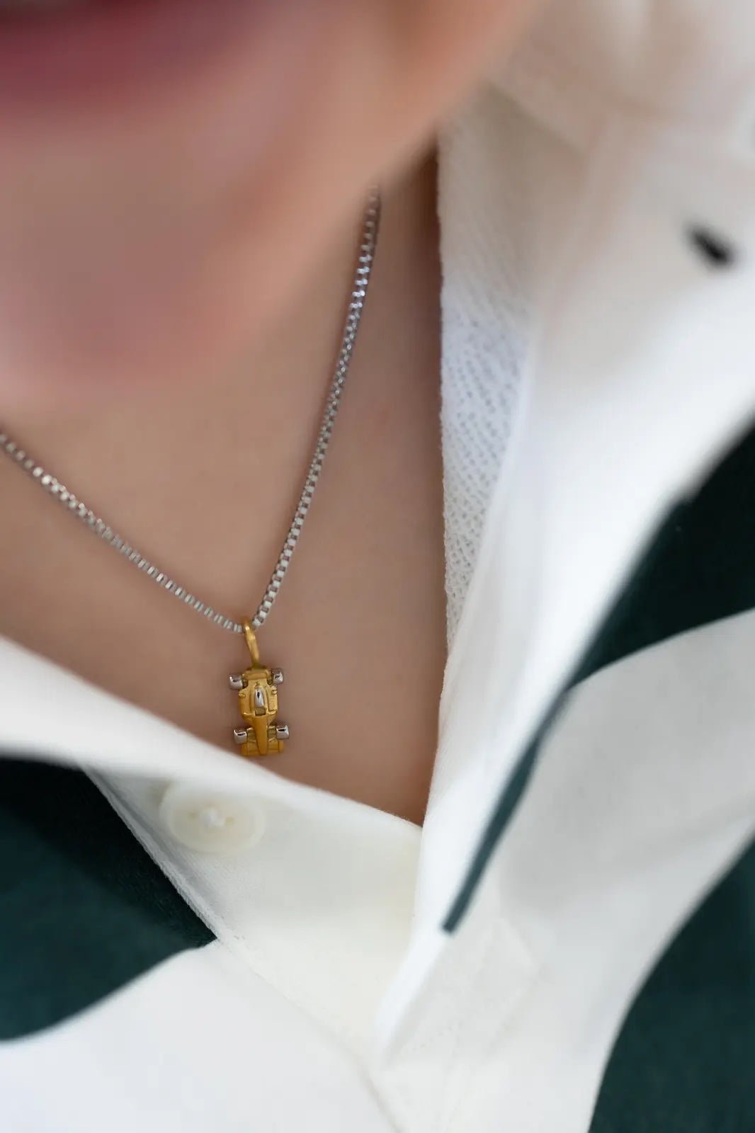 Mini Chaîne Box XL - Collier Enfant - Goldybijoux