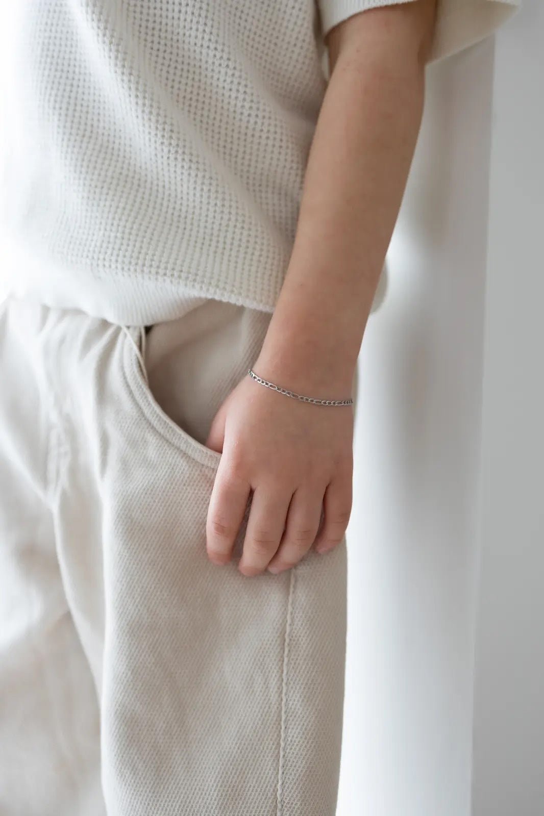 Mini Chaîne Figaro – Bracelet Enfant - Goldybijoux