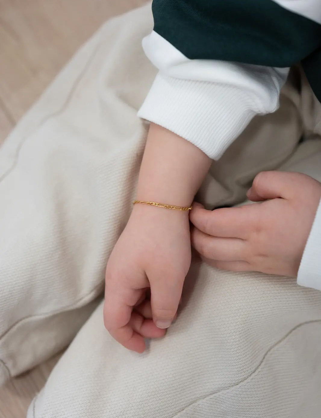Mini Chaîne Figaro – Bracelet Enfant - Goldybijoux