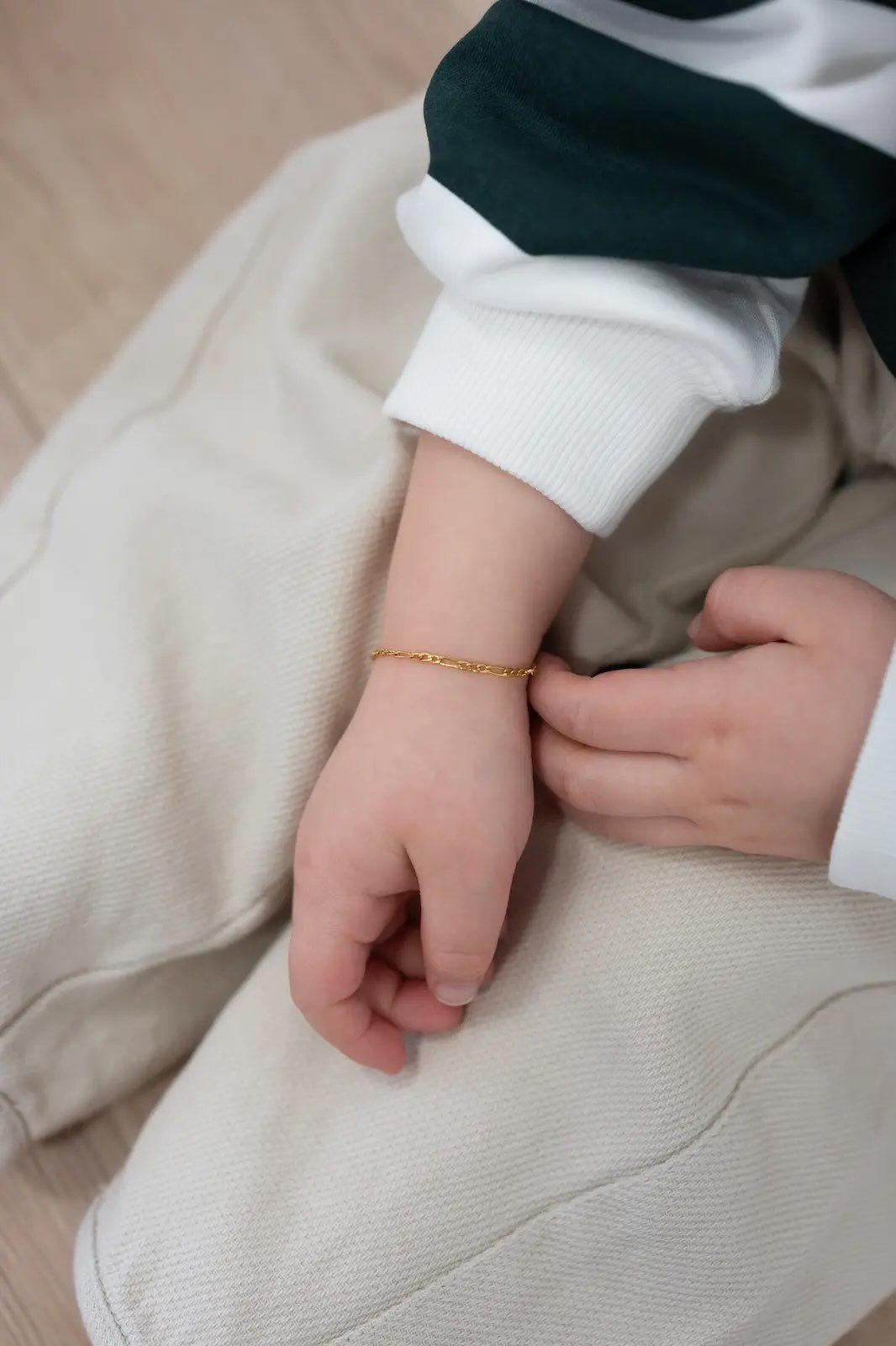 Mini Chaîne Figaro – Bracelet Enfant - Goldybijoux