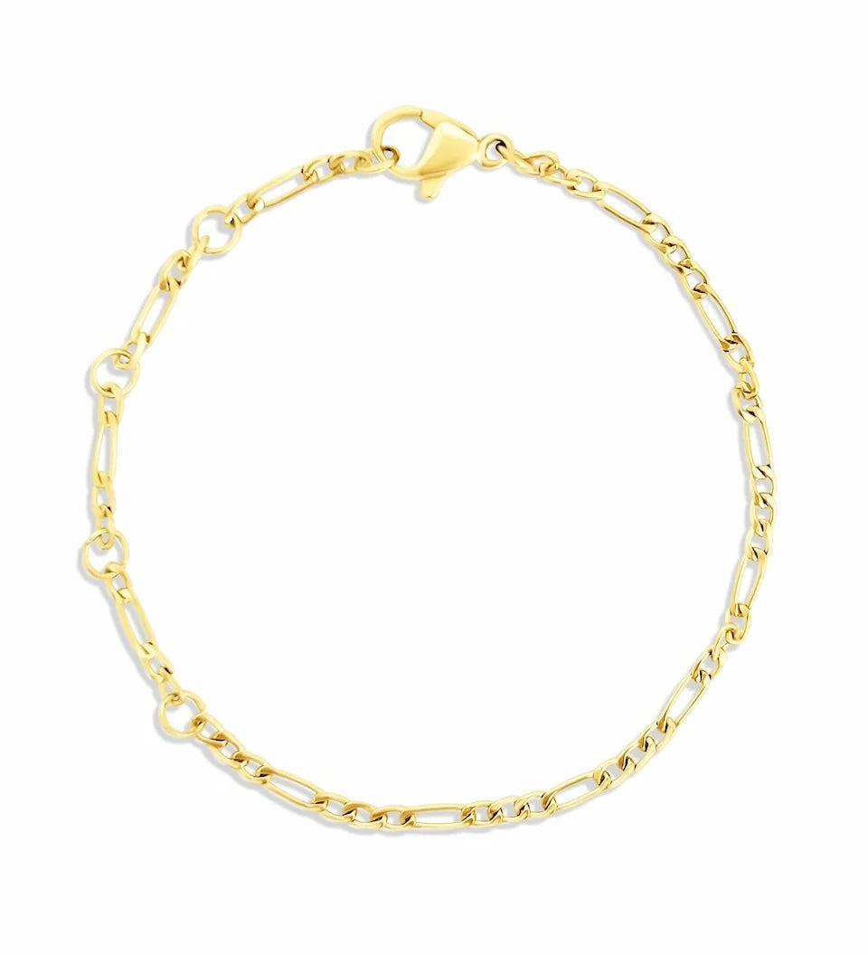 Mini Chaîne Figaro – Bracelet Enfant - Goldybijoux
