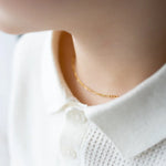 Mini Chaîne Figaro – Collier Enfant - Goldybijoux