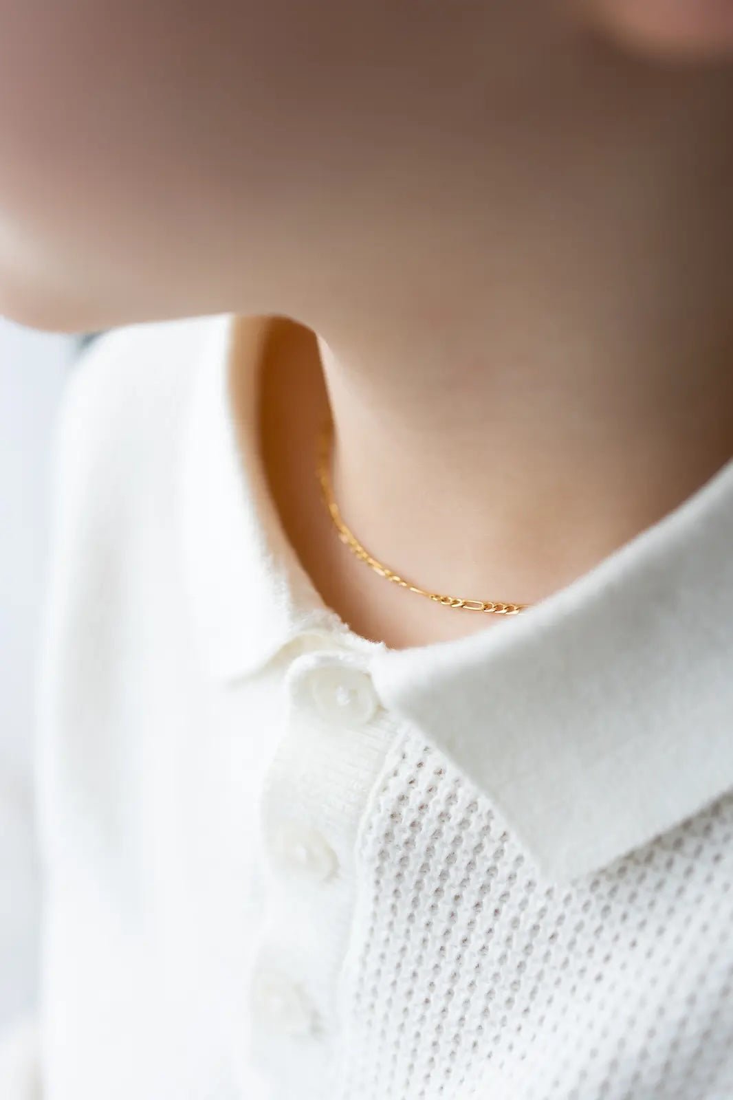 Mini Chaîne Figaro – Collier Enfant - Goldybijoux