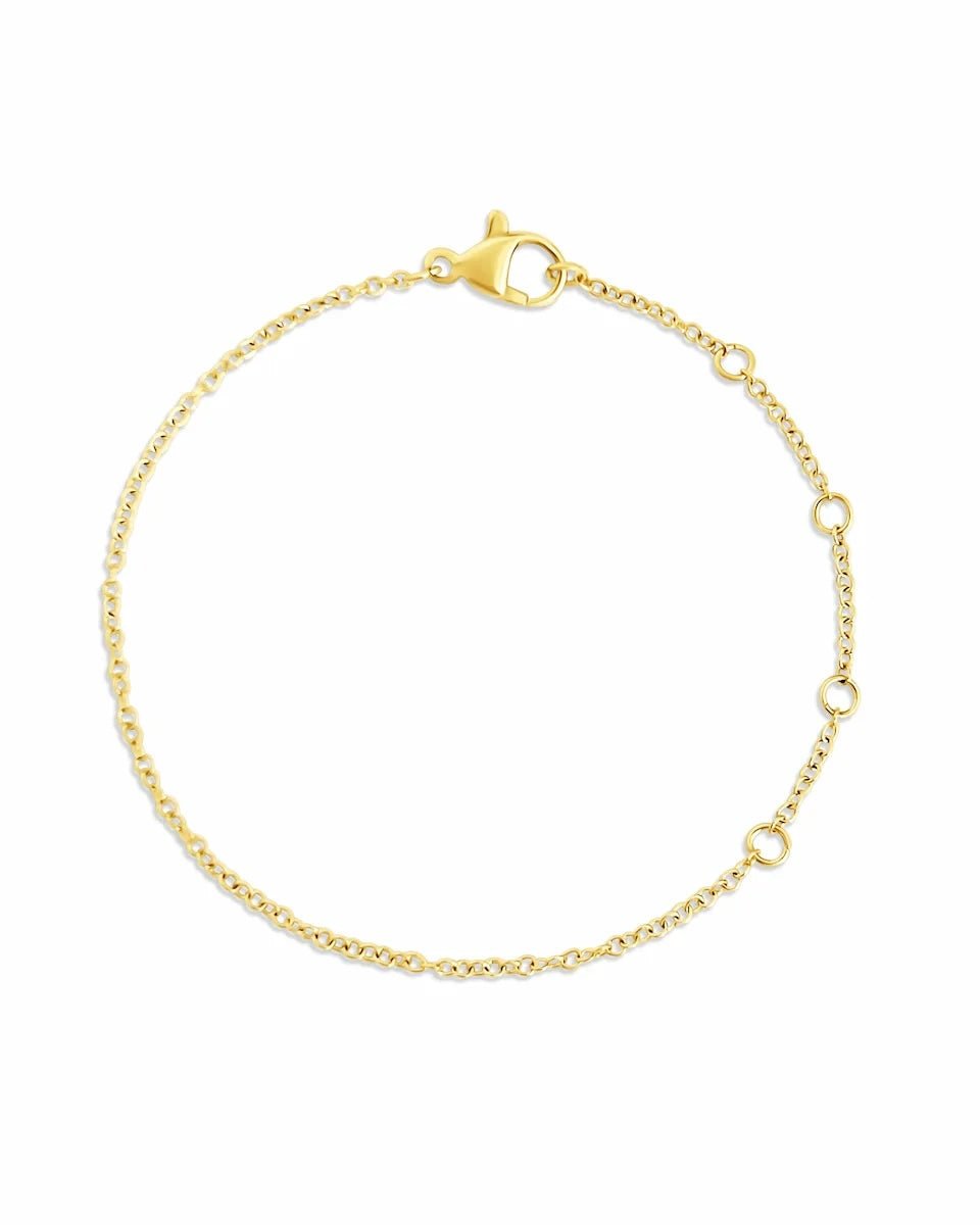 Mini Chaîne O - Shape – Bracelet Enfant - Goldybijoux