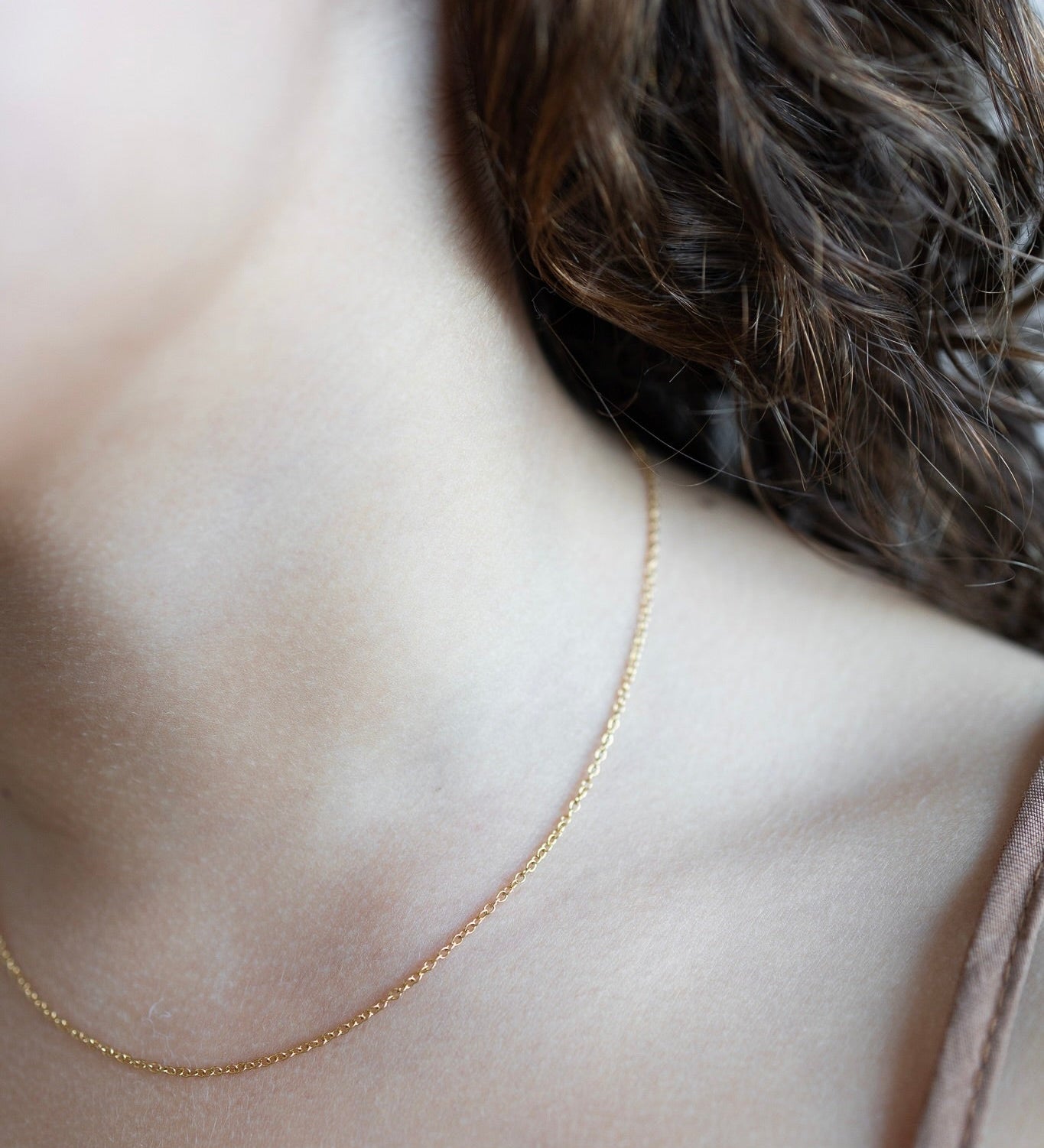 Mini Chaîne O - Shape – Collier Enfant - Goldybijoux